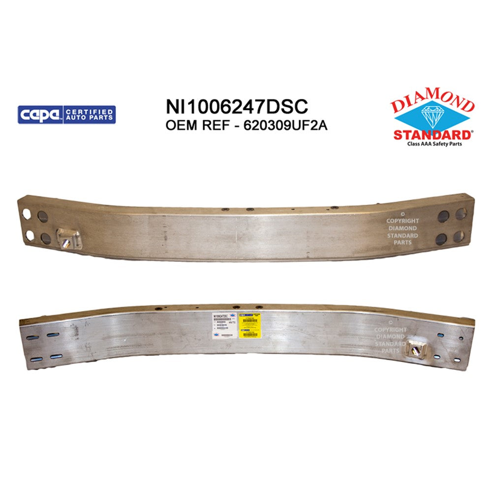Front Bumper Impact Bar 2015-2019 Nissan Murano