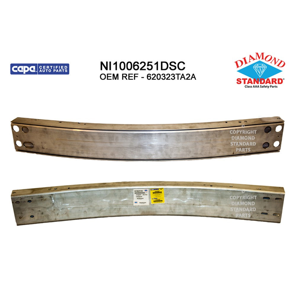 Front Bumper Impact Bar 2016-2018 Nissan Maxima