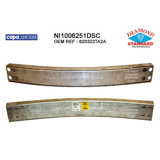 Front Bumper Impact Bar 2016-2018 Nissan Maxima