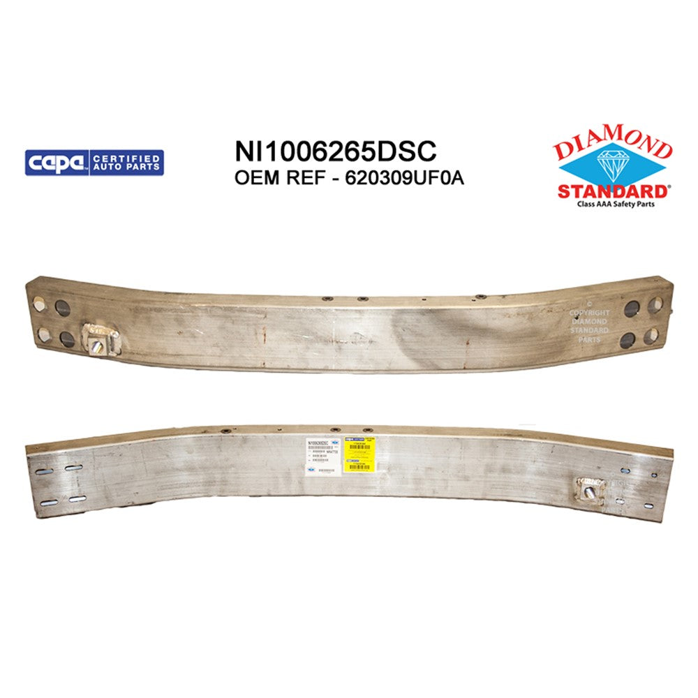 Front Bumper Impact Bar 2019 Nissan Murano