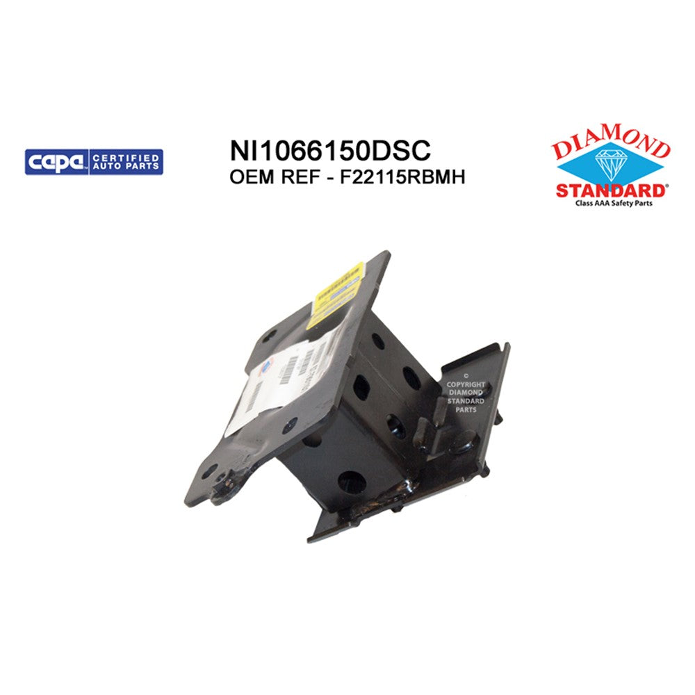 Front Left Front Driver Side Bumper Impact Bar Bracket 2018-2020 Nissan Kicks