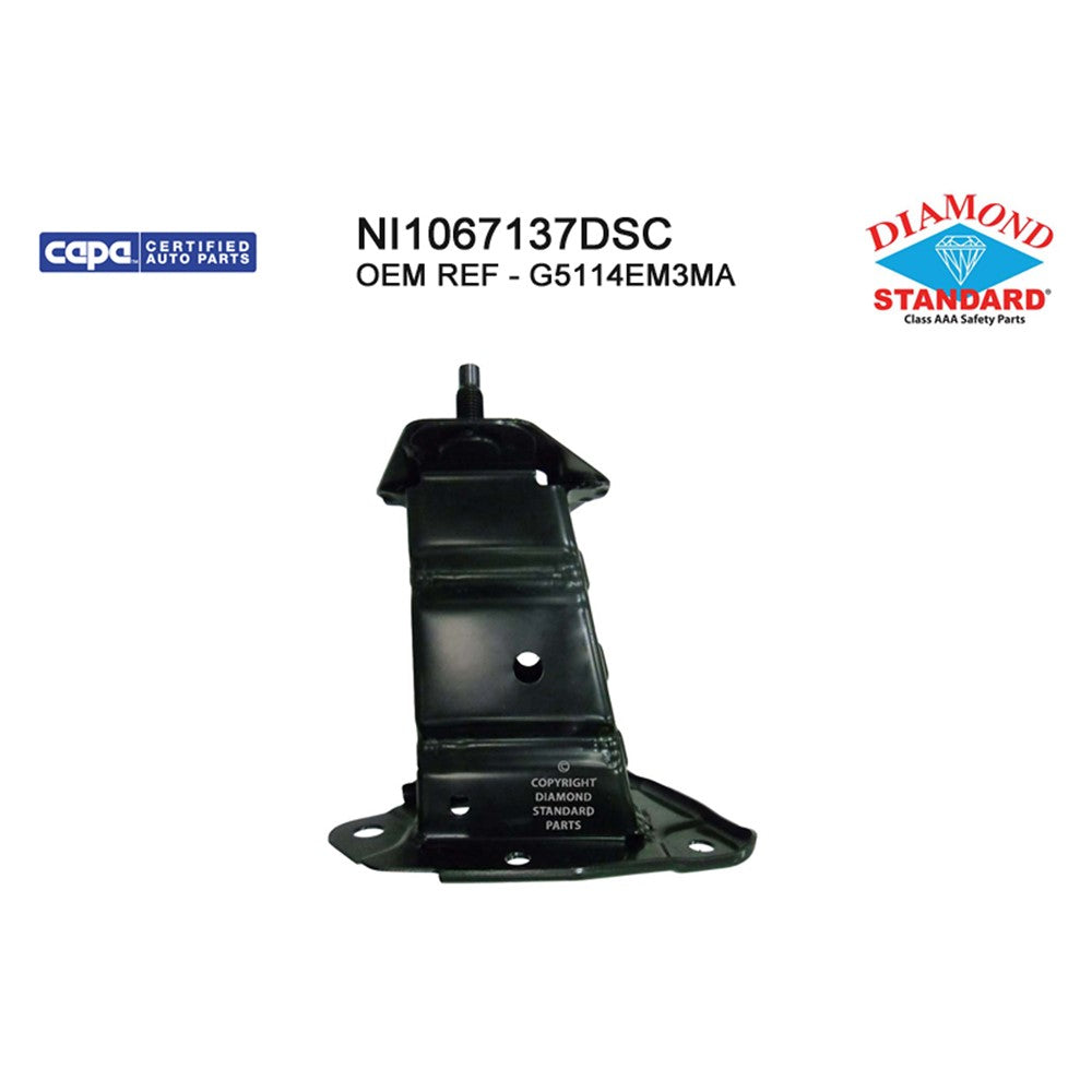 Front Right Front Passenger Side Bumper Impact Bar Bracket [mounting Stay] 2007-2012 Nissan Versa