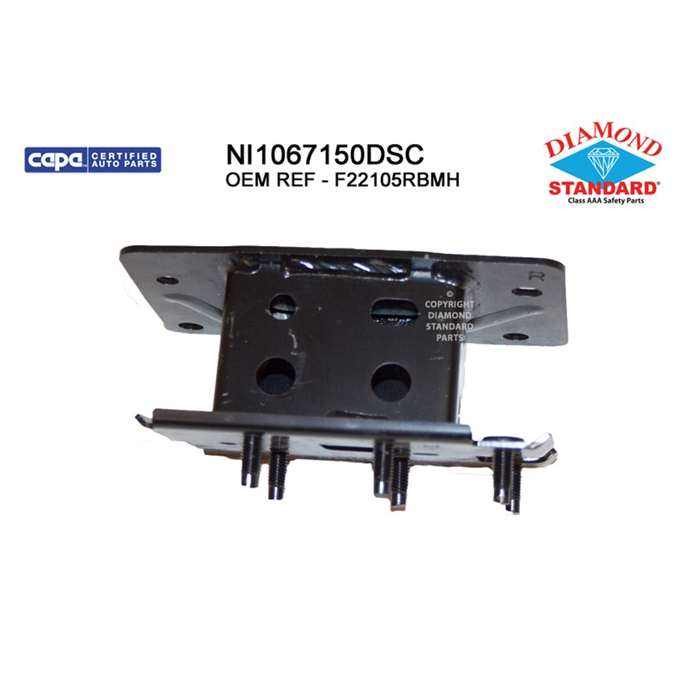 Front Right Front Passenger Side Bumper Impact Bar Bracket 2018-2020 Nissan Kicks