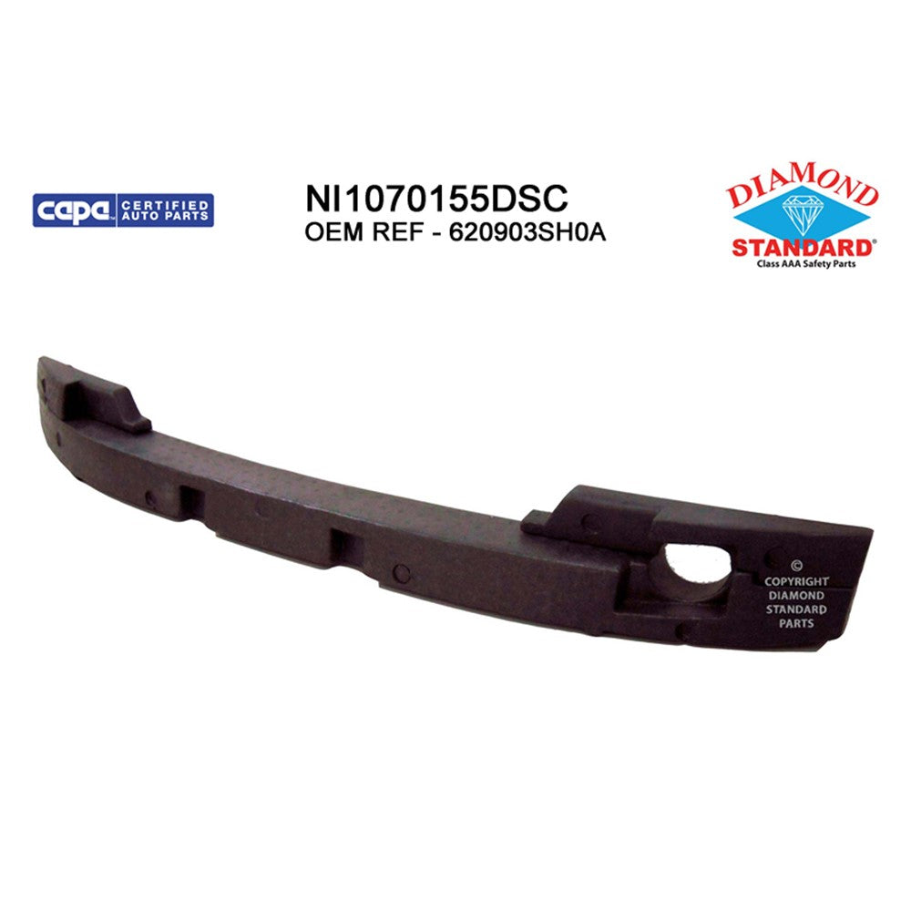 Front Bumper Impact Absorber 2013-2015 Nissan Sentra