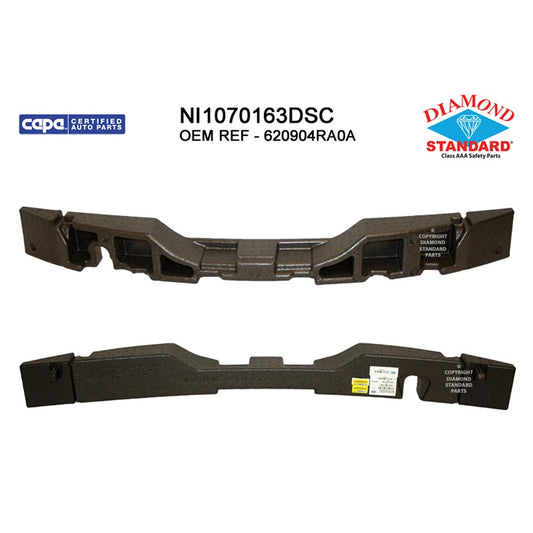 Front Bumper Impact Absorber 2016-2018 Nissan Maxima