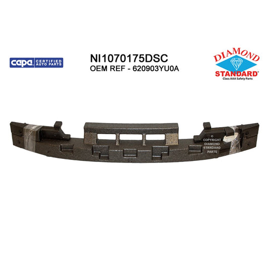 Front Bumper Impact Absorber 2016-2019 Nissan Sentra