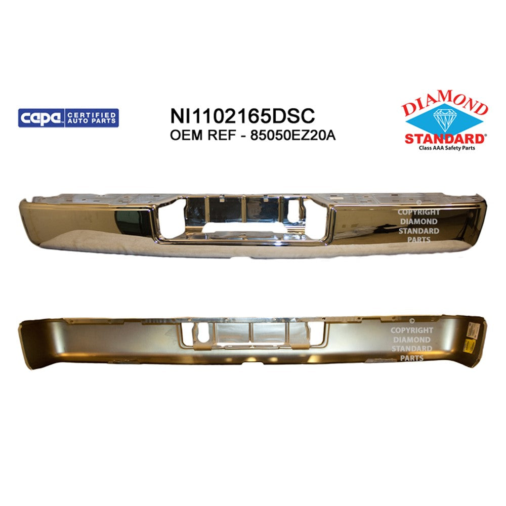 Rear Step Bumper Face Bar 2016-2019 Nissan Titan Xd, Titan