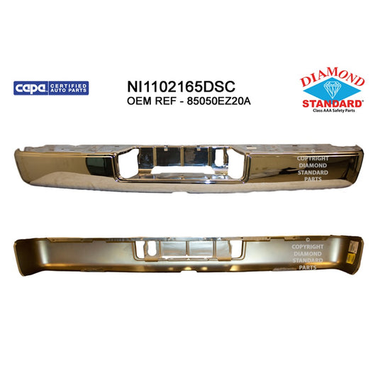 Rear Step Bumper Face Bar 2016-2019 Nissan Titan Xd, Titan