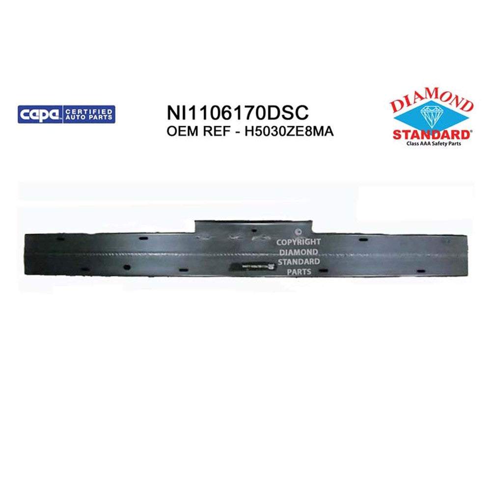 Rear Bumper Impact Bar 2009-2012 Nissan Sentra