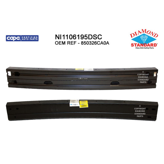 Rear Bumper Impact Bar 2019-2025 Nissan Altima