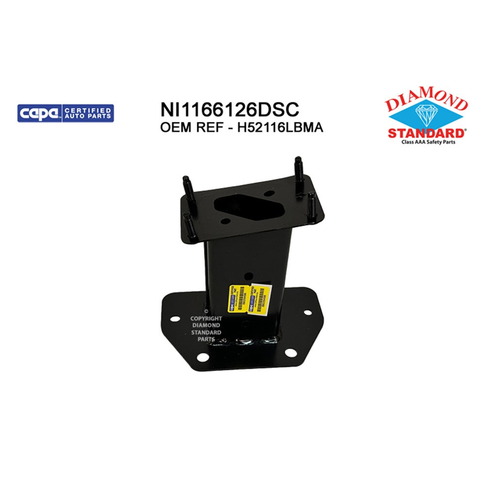 Rear Left Rear Driver Side Bumper Impact Bar Bracket 2020-2025 Nissan Sentra