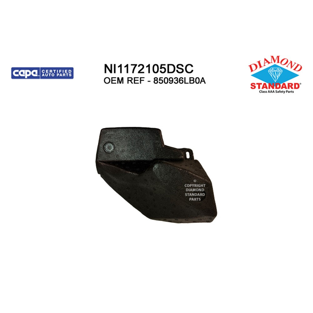 Rear Left Rear Driver Side Bumper Impact Absorber 2020-2025 Nissan Sentra