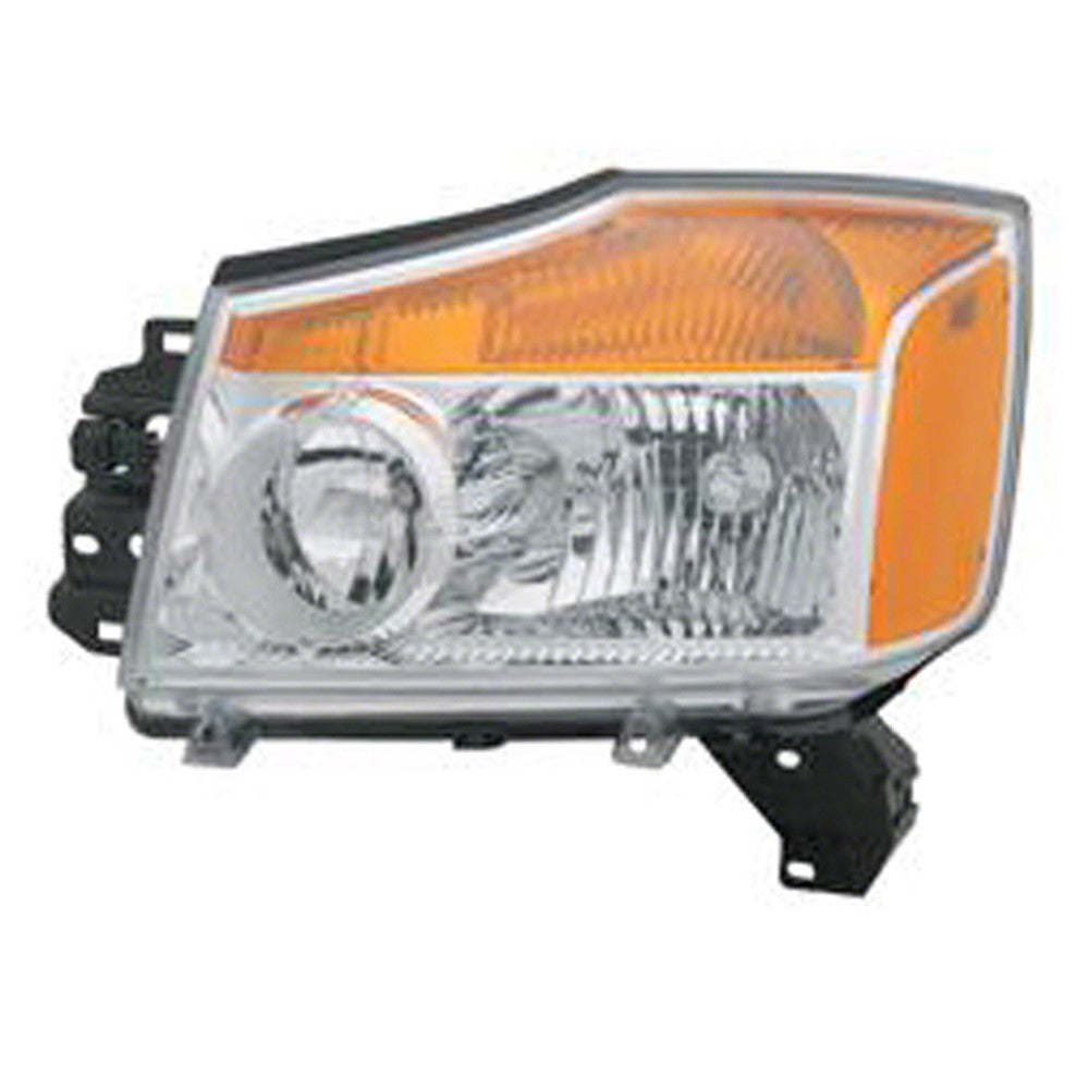 Front Left Driver Side Headlight Assembly 2008-2015 Nissan Titan