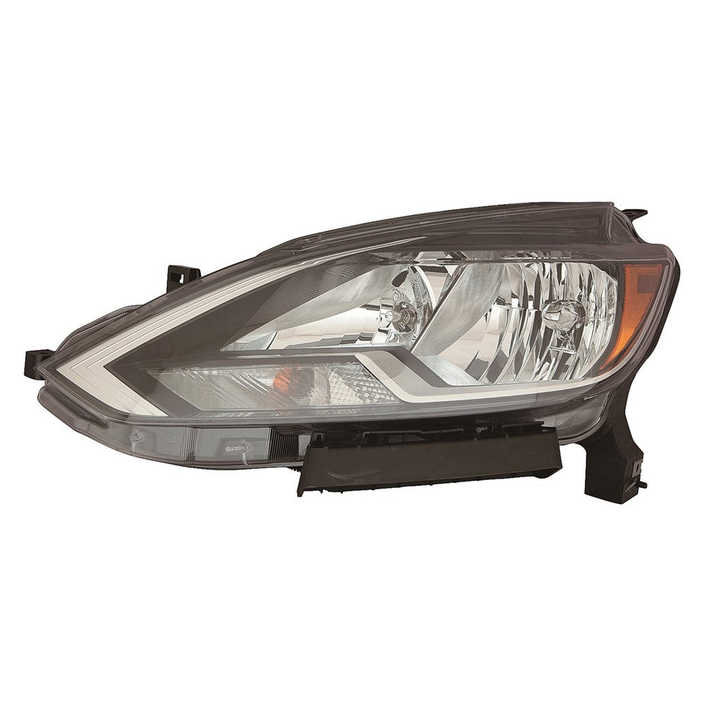 Front Left Driver Side Halogen Headlight Assembly 2016-2019 Nissan Sentra