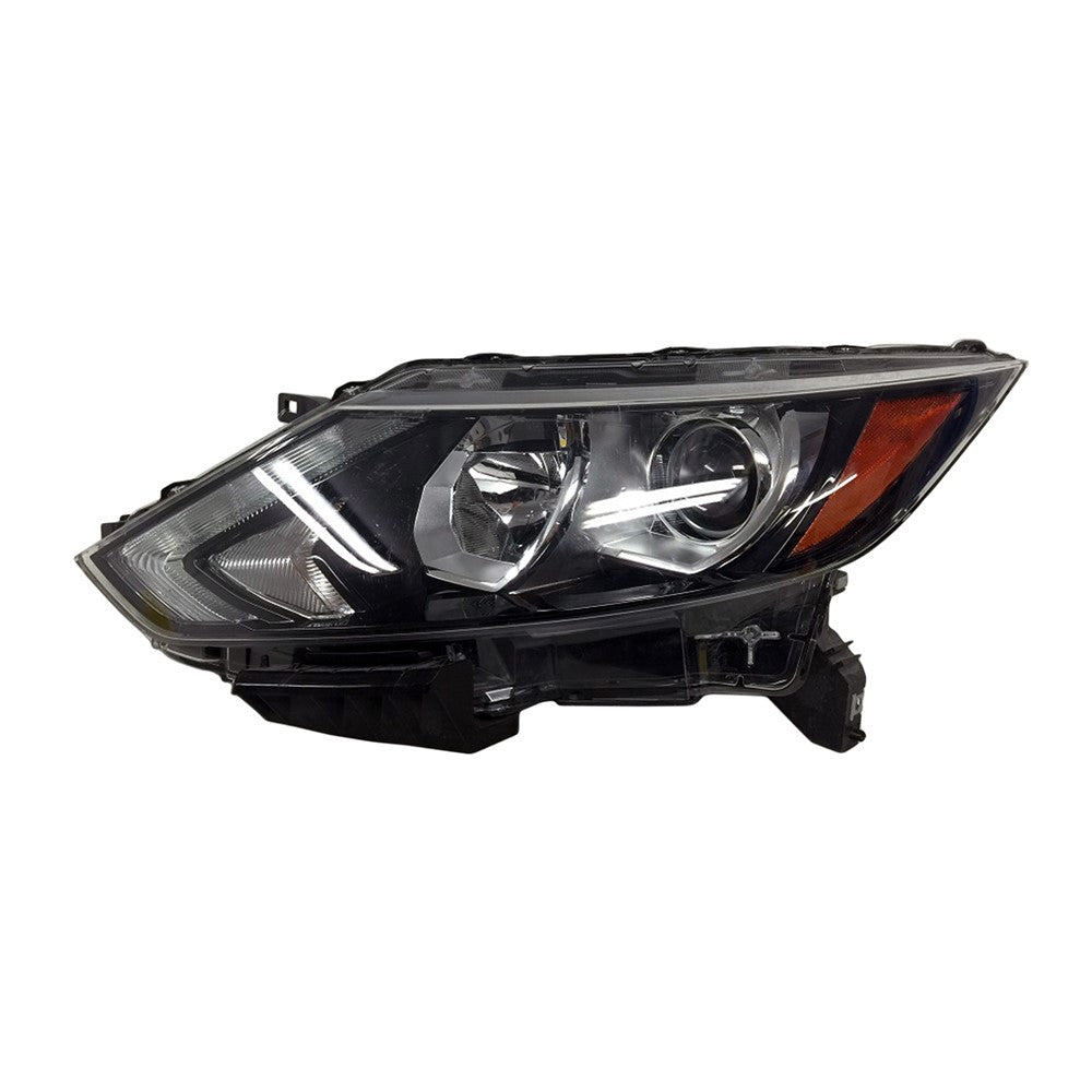 Front Left Driver Side Halogen Headlight Assembly 2017-2019 Nissan Qashqai, Rogue Sport