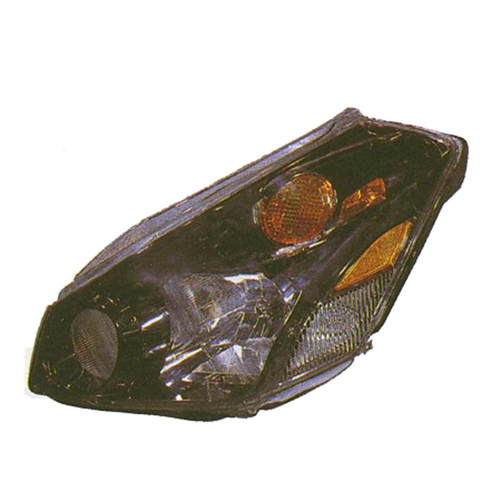 Front Right Passenger Side Headlight Assembly [service Replacement Gray For 2004 Which Was Black] 2004-2009 Nissan Quest