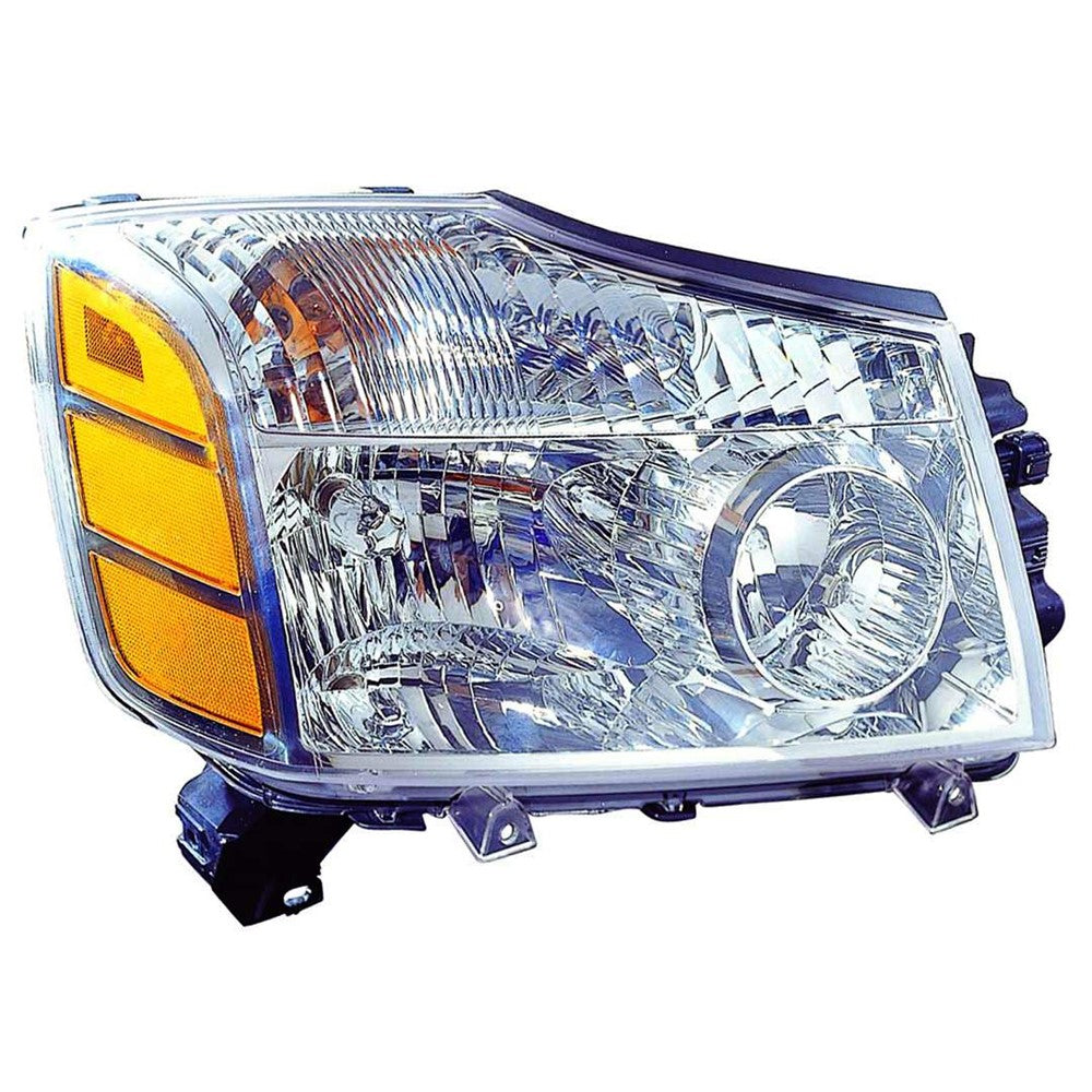 Front Right Passenger Side Headlight Assembly 2004-2007 Nissan Pathfinder, Titan, Armada