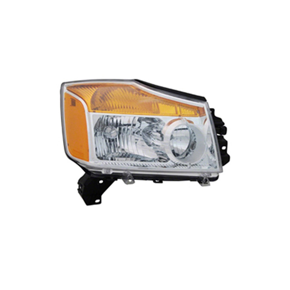 Front Right Passenger Side Headlight Assembly 2008-2015 Nissan Titan