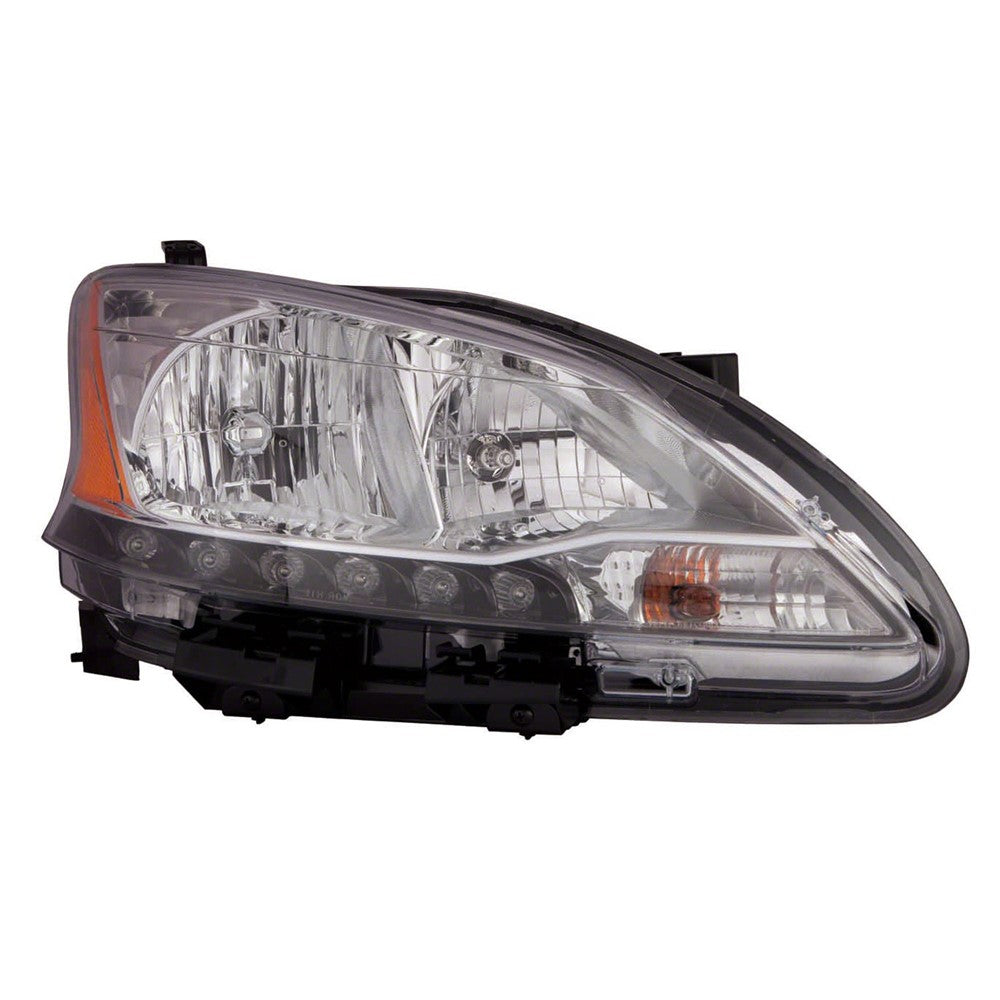 Front Right Passenger Side Halogen Headlight Assembly 2013-2015 Nissan Sentra