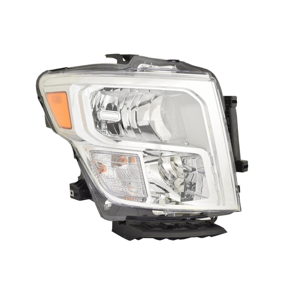Front Right Passenger Side Halogen Headlight Assembly 2020-2024 Nissan Titan, Titan Xd