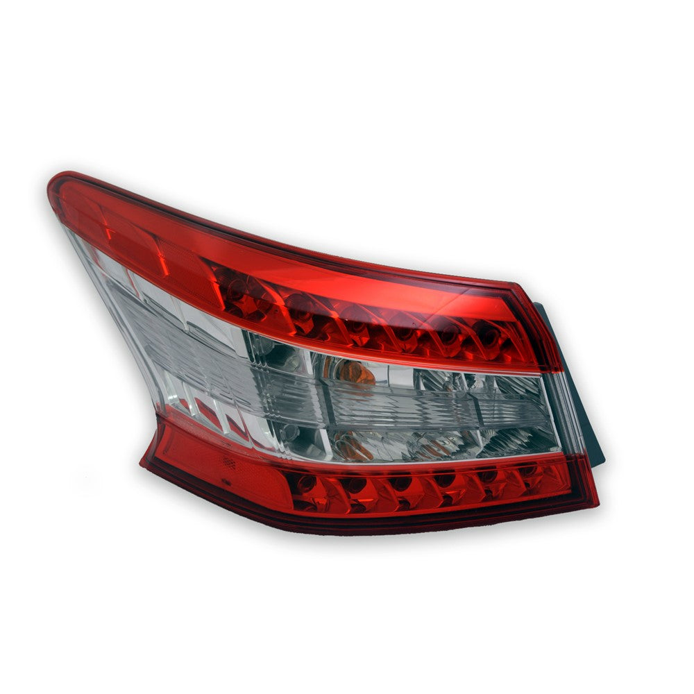 Rear Left Driver Side Outer Tail Light Assembly 2013-2015 Nissan Sentra