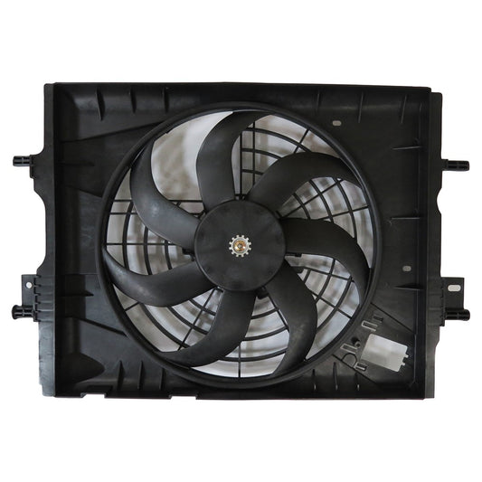 Radiator And Condenser Fan Assembly With One Big Fan 2018-2022 Nissan Kicks, Versa