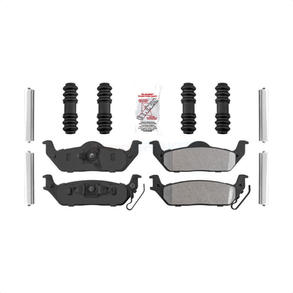 Semi-Metallic Disc Brake Pads Rear NWF-ASD1012 For Ford F-150 Lincoln Mark LT