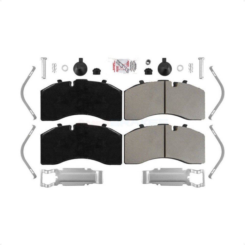 Semi-Metallic Disc Brake Pads NWF-ASD1369 For Peterbilt Freightliner Kenworth M2
