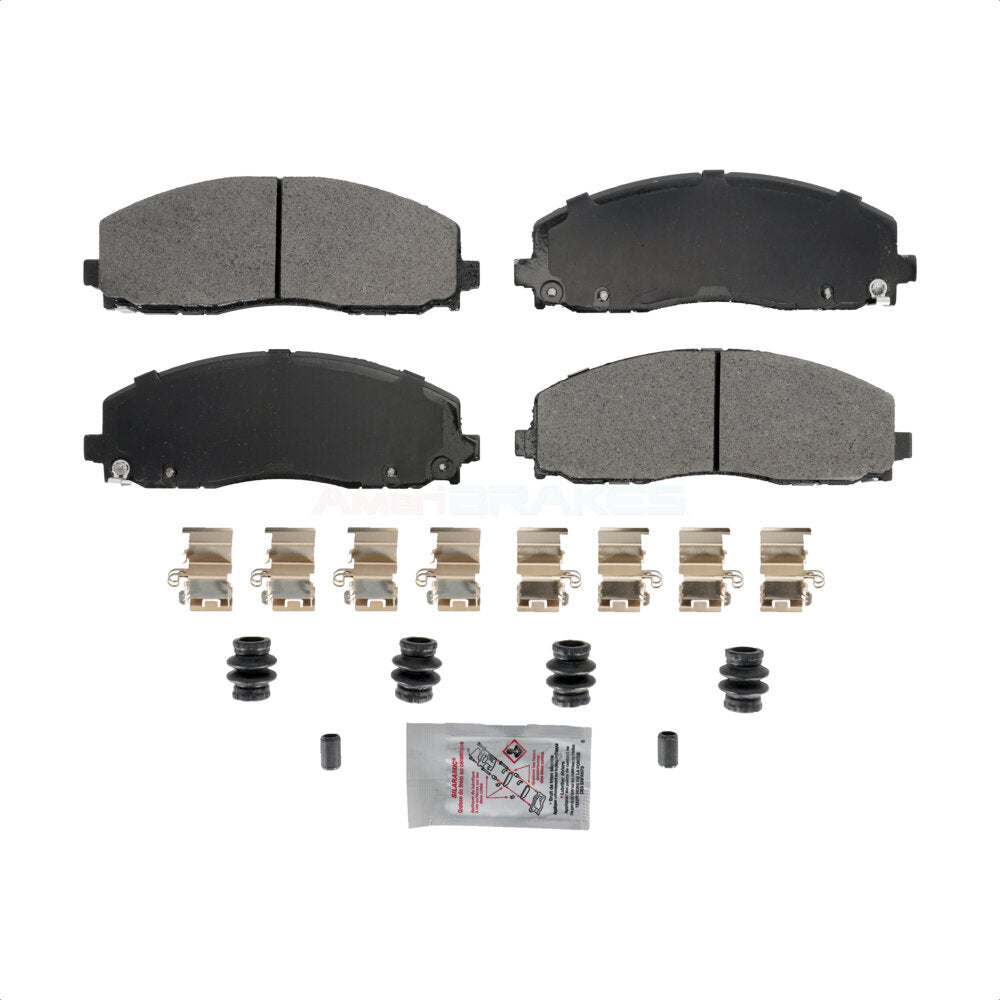 Semi-Metallic Disc Brake Pads Front NWF-ASD1589 For Dodge Grand Caravan Jeep &