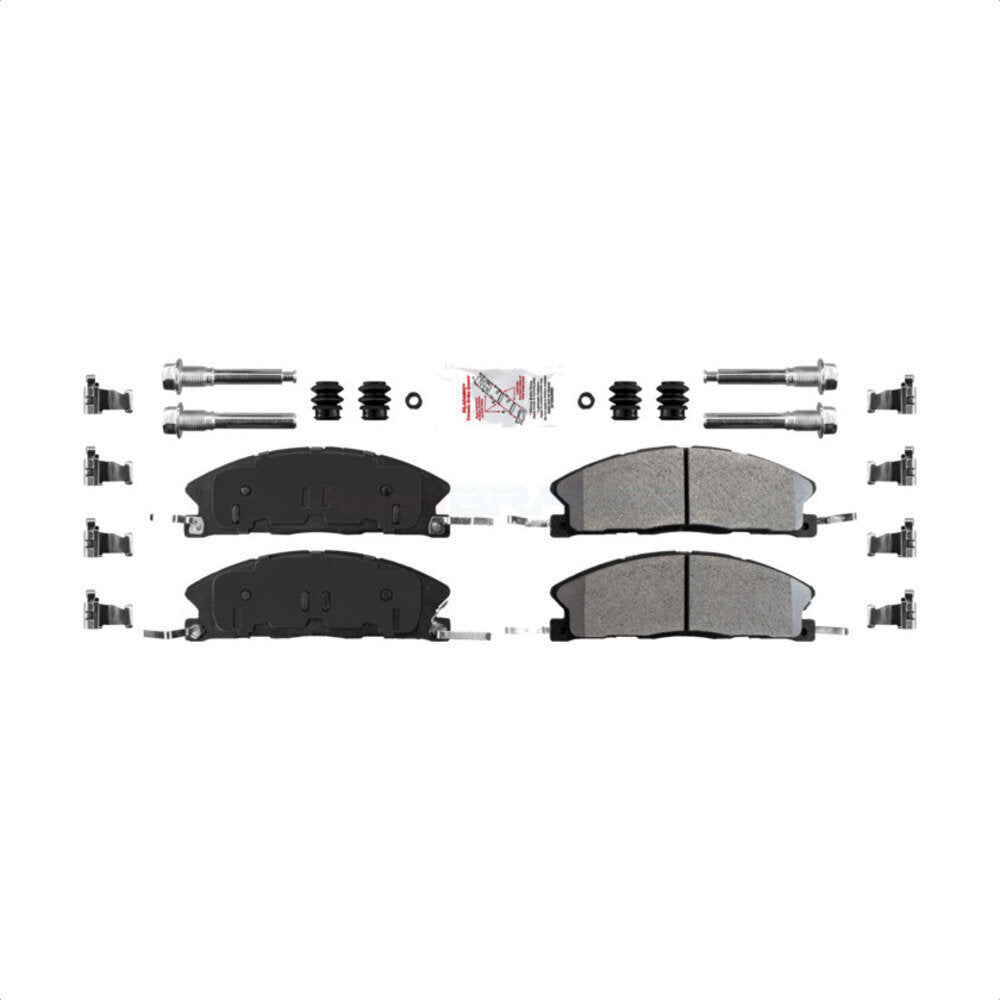 Semi-Metallic Disc Brake Pads Front NWF-ASD1611AP For Ford Explorer Flex Taurus
