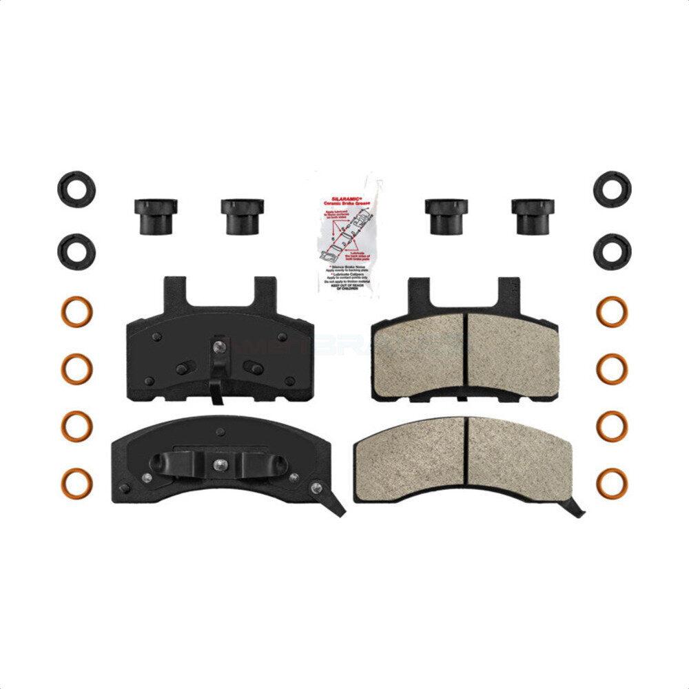 Semi-Metallic Disc Brake Pads Front NWF-ASD370 For Chevrolet GMC Dodge K2500 Ram