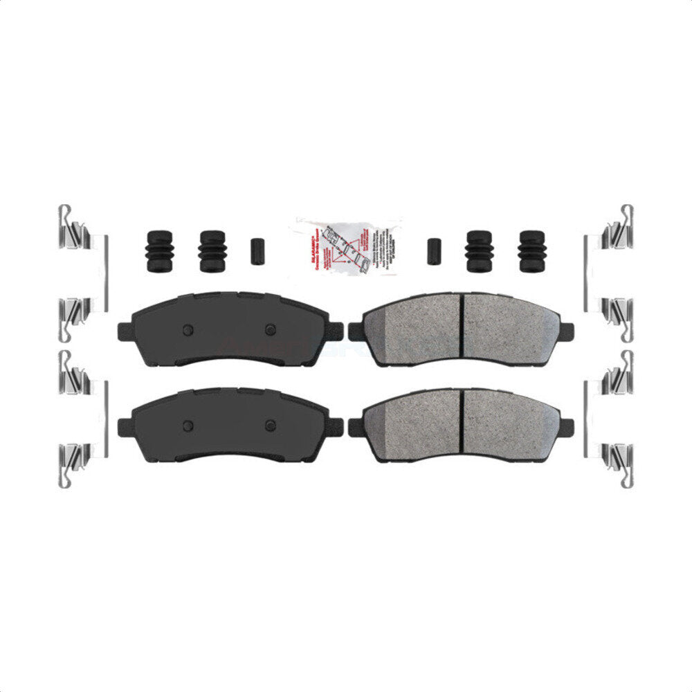 Semi-Metallic Disc Brake Pads Rear NWF-ASD757 For Ford F-350 Super Duty F-250