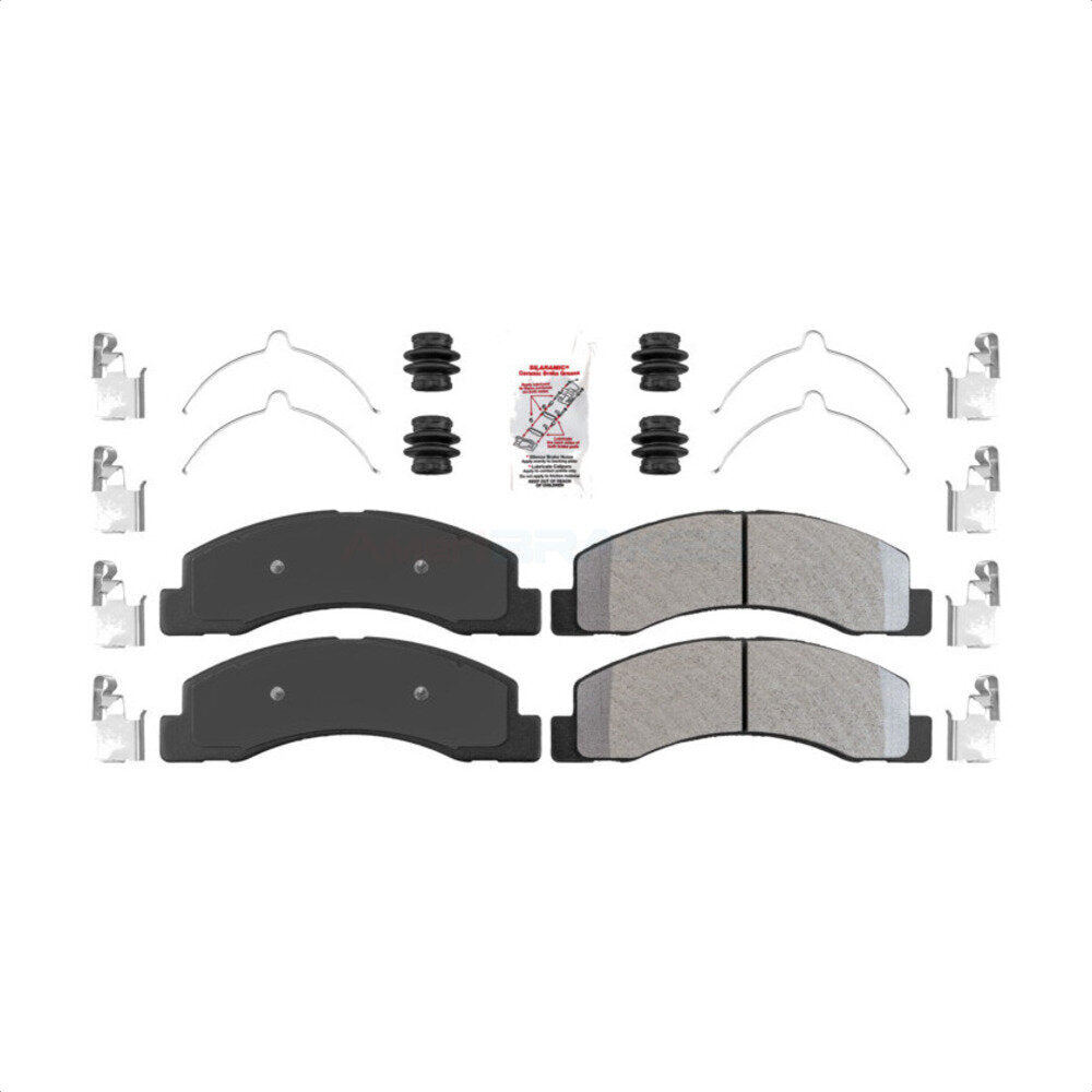 Semi-Metallic Disc Brake Pads Front NWF-ASD824 For Ford F-350 Super Duty F-250