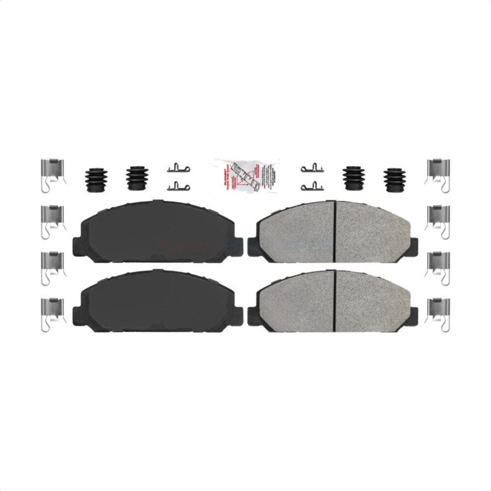 Semi-Metallic Disc Brake Pads Front NWF-ASD827 For Isuzu GMC W3500 Forward NPR