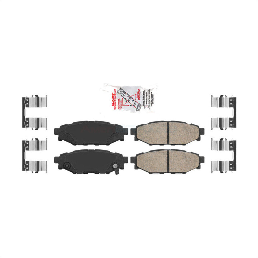 Ceramic Disc Brake Pads Rear NWF-PRC1114 For Subaru Crosstrek Impreza Forester