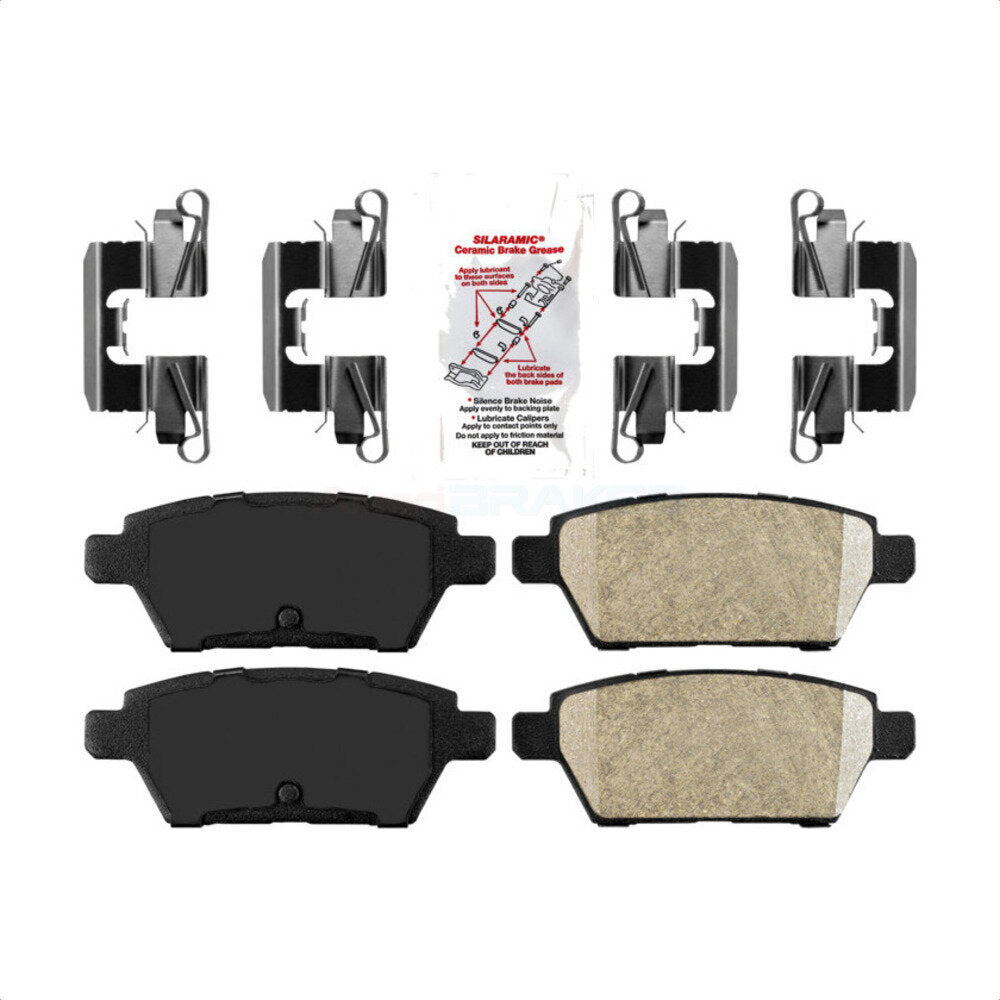Ceramic Disc Brake Pads Rear NWF-PRC1161 For Ford Fusion Mazda 6 Lincoln MKZ