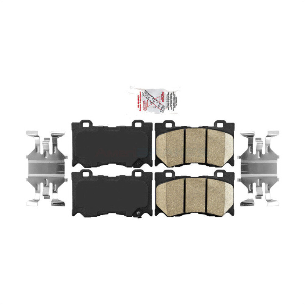 Ceramic Disc Brake Pads Front NWF-PRC1346 For INFINITI Q50 G37 Nissan 370Z Q60 Z
