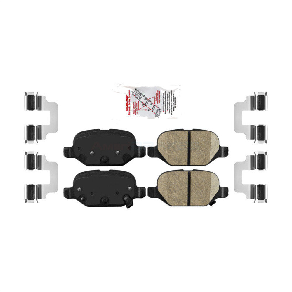 Ceramic Disc Brake Pads Rear NWF-PRC1569 For 2012-2019 Fiat 500