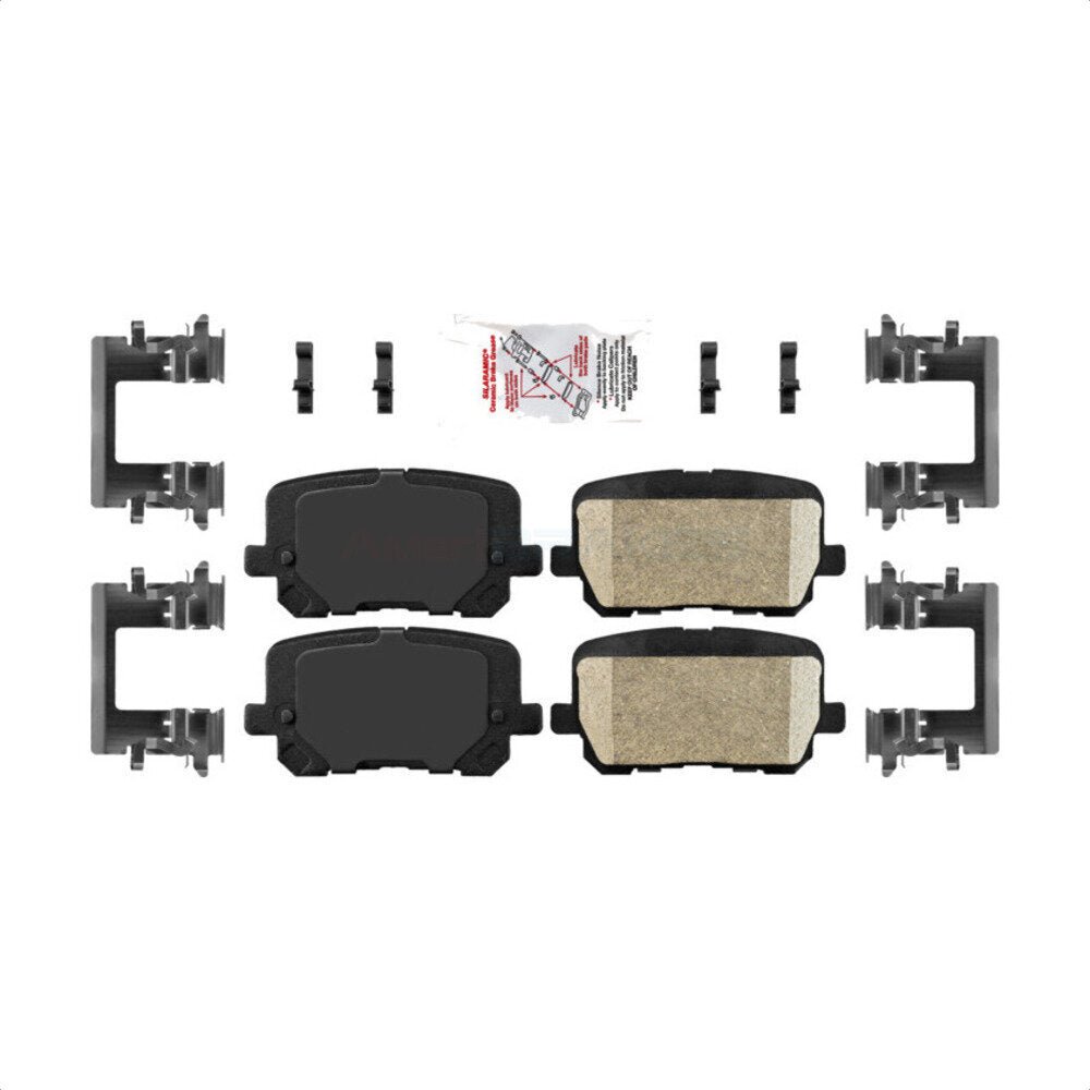 Ceramic Disc Brake Pads Rear NWF-PRC1766 For Dodge Charger Pursuit with RWD