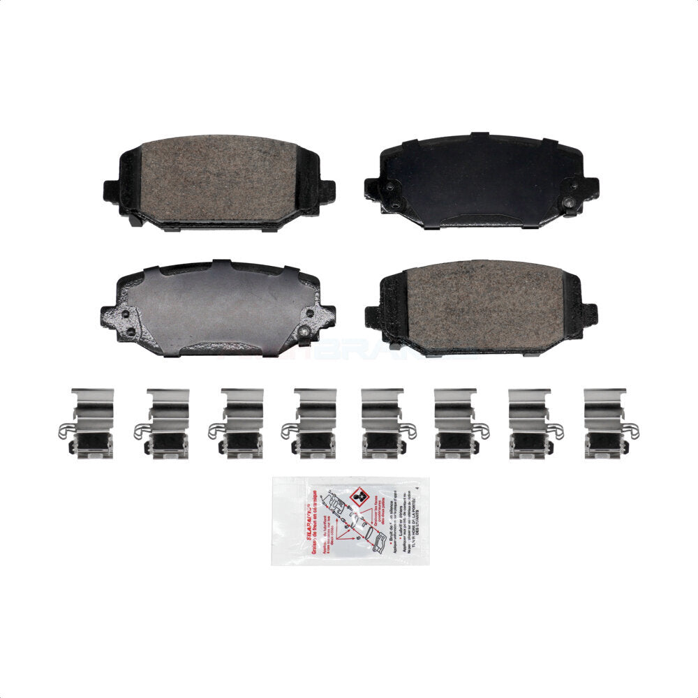 Ceramic Disc Brake Pads Rear NWF-PRC2411 For Jeep Wrangler Grand Cherokee L