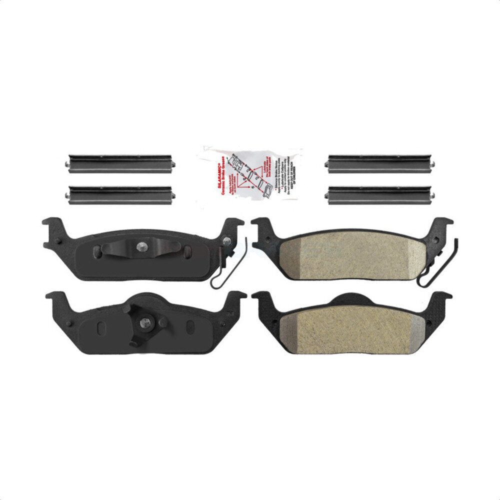 Semi-Metallic Disc Brake Pads Rear NWF-PRM1012 For Ford F-150 Lincoln Mark LT