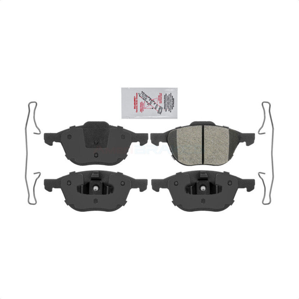 Semi-Metallic Disc Brake Pads Front NWF-PRM1044 For Ford Escape Mazda 3 Focus 5
