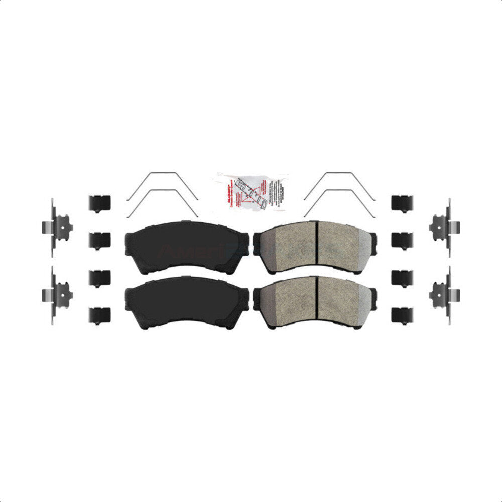 Semi-Metallic Disc Brake Pads Front NWF-PRM1164 For Ford Fusion Mazda 6 Lincoln