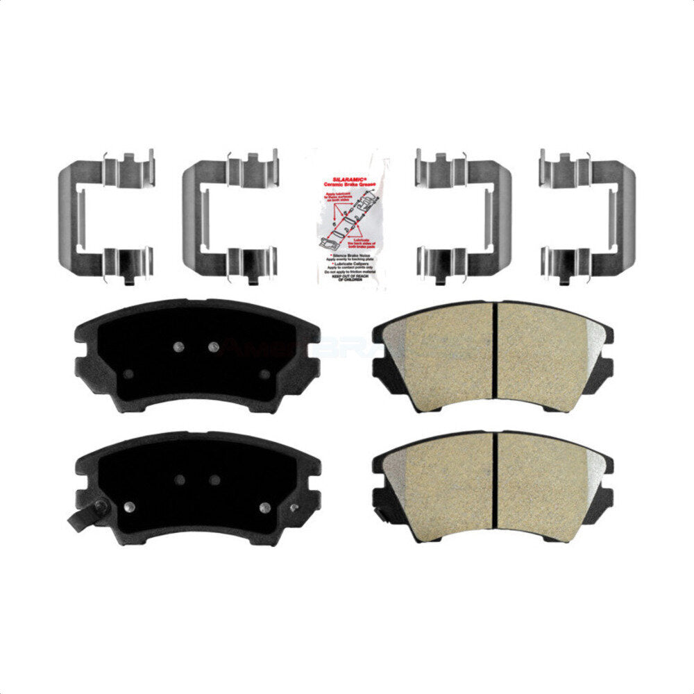Semi-Metallic Disc Brake Pads Front NWF-PRM1404 For Chevrolet Camaro GMC Terrain