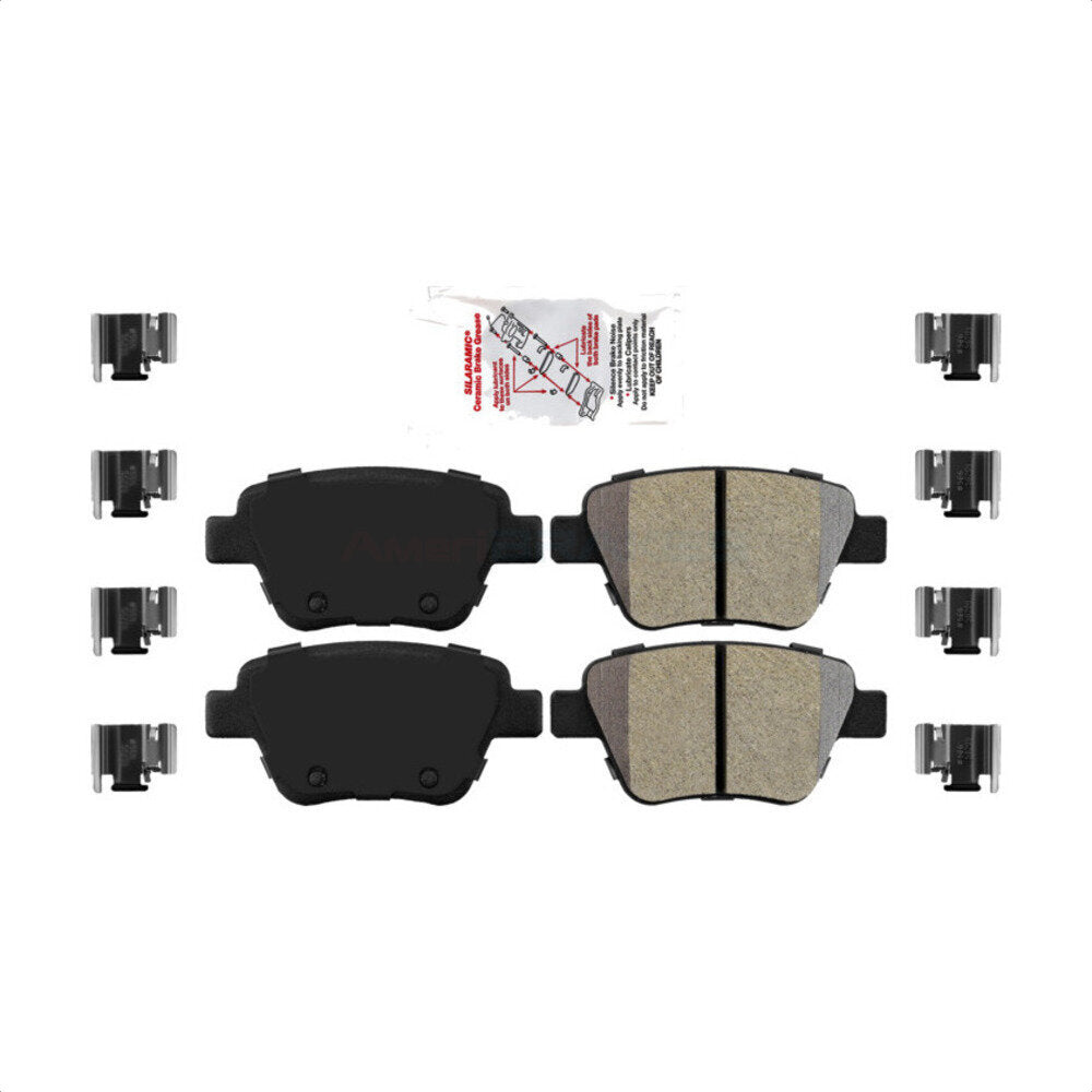 Semi-Metallic Disc Brake Pads Rear NWF-PRM1456 For Volkswagen Jetta Golf Beetle