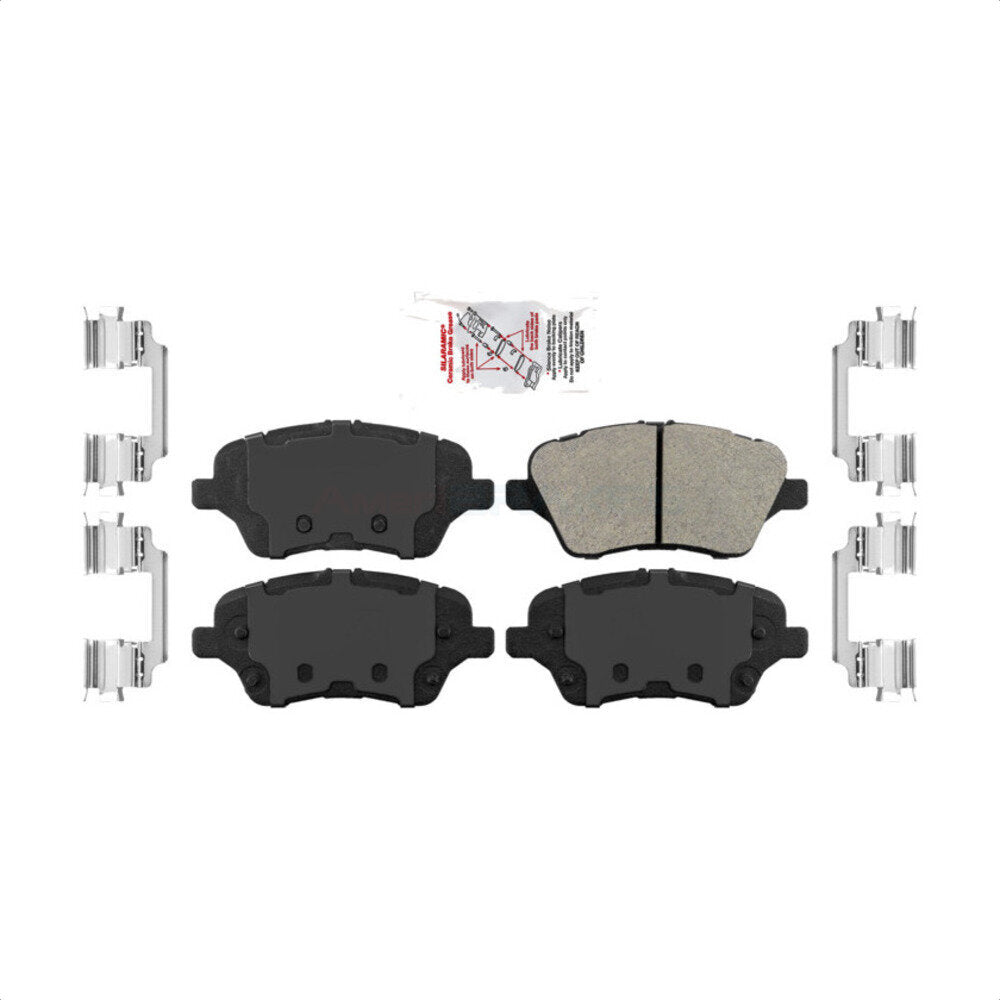 Semi-Metallic Disc Brake Pads Front NWF-PRM1730 For 2014-2019 Ford Fiesta ST