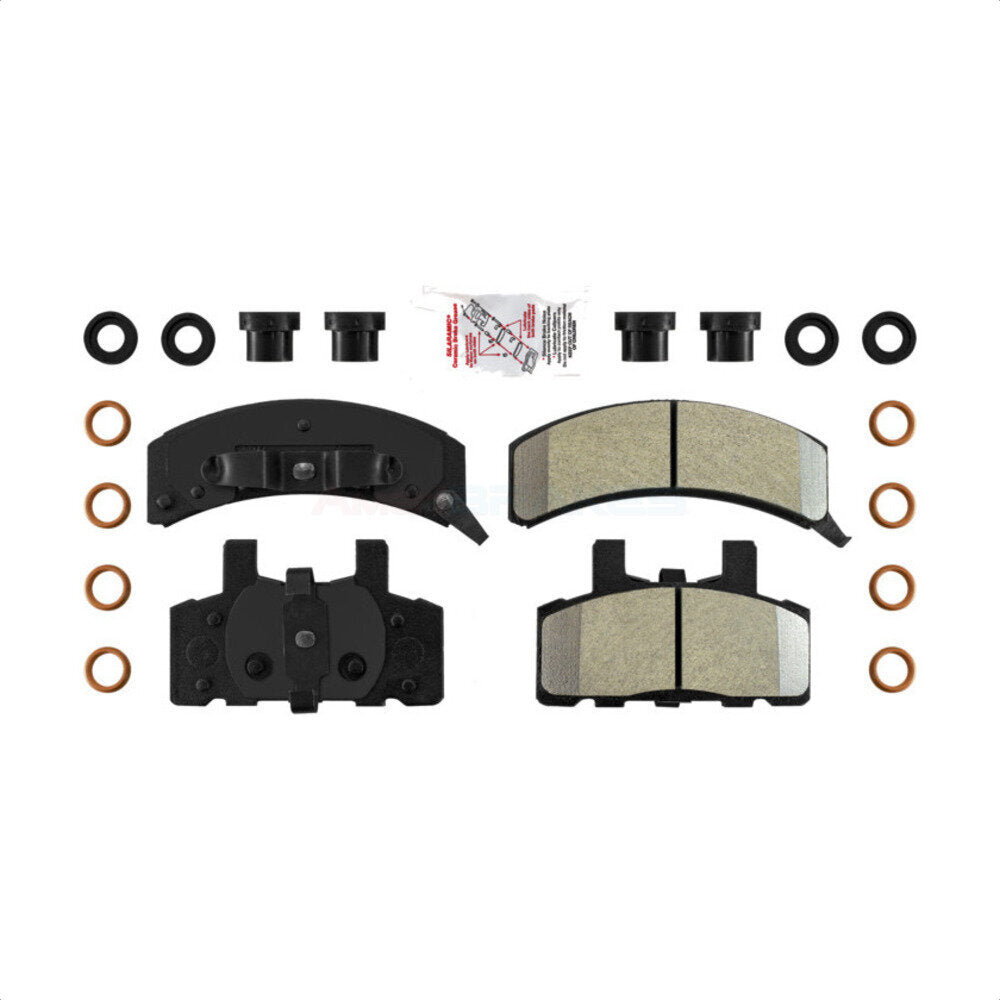 Semi-Metallic Disc Brake Pads Front NWF-PRM369 For Chevrolet GMC K1500 C1500 Ram