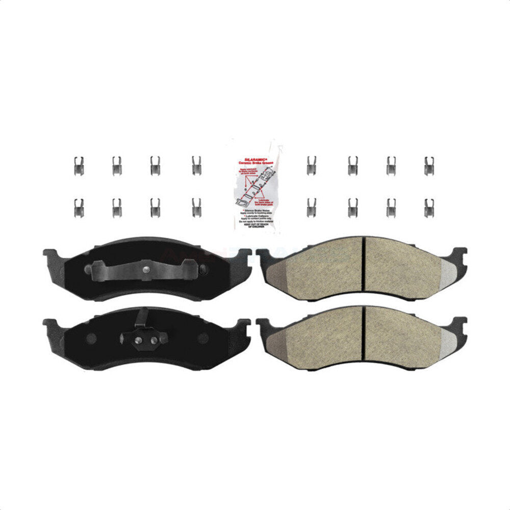 Semi-Metallic Disc Brake Pads Front NWF-PRM477 For Jeep Wrangler Cherokee Grand