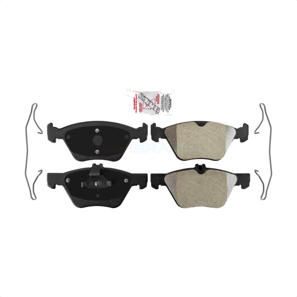 Semi-Metallic Disc Brake Pads Front NWF-PRM740 For Mercedes-Benz E320 Chrysler