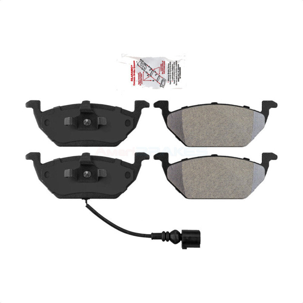 Semi-Metallic Disc Brake Pads Front NWF-PRM768A For Volkswagen Jetta Golf Beetle